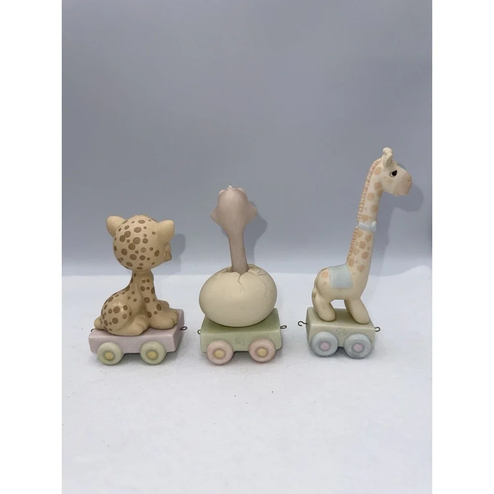 Enesco Precious Moments Birthday Train Newborn - 8‎ Yrs old & Clown VTG 1985